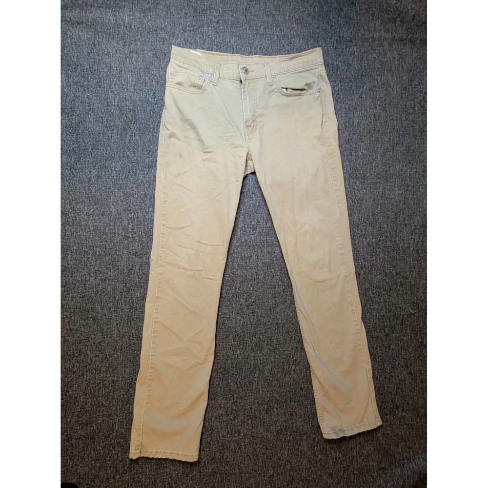 Levi's‎ 511 All Season Tech Pants Slim Fit Tan Chino Men's 31x32 Khaki Stretch